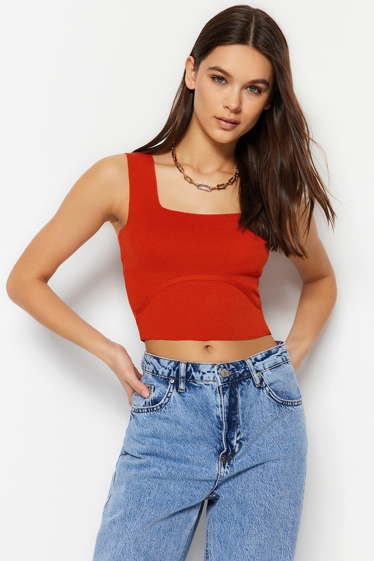 Trendyol Blouse - Red - Slim fit