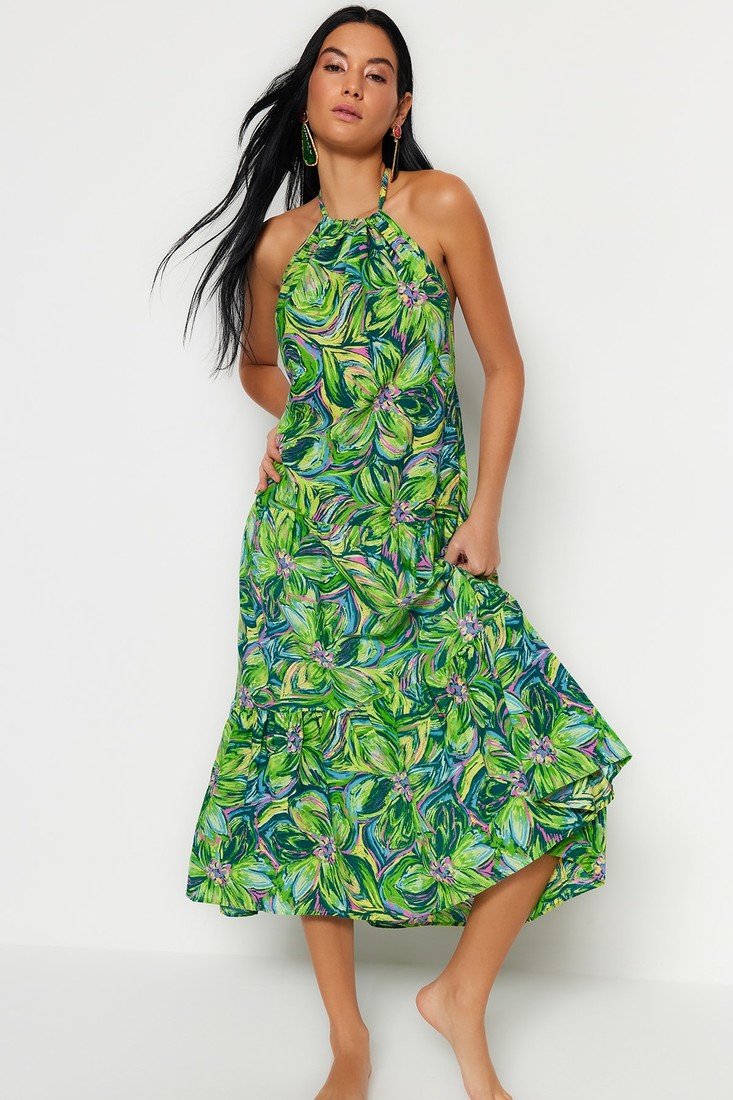 Trendyol Dress - Multi-color - Ruffle both
