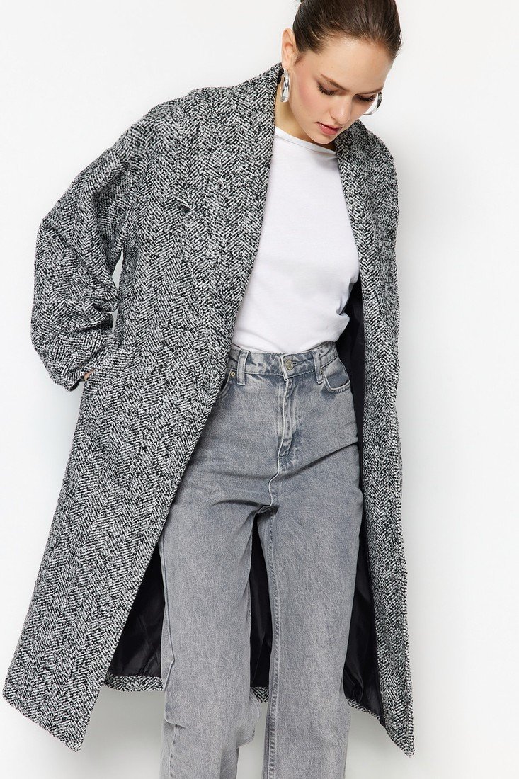 Trendyol Coat - Gray - Parkas