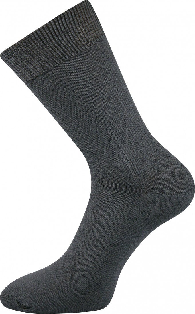 Ponožky bavlněné Lonka Habin - tmavě šedé, 43-45