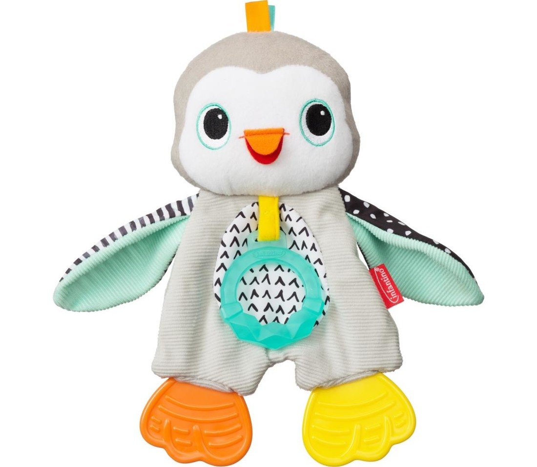 Infantino Infantino 316329-01INF - Plyšová hračka s kousátky tučňák