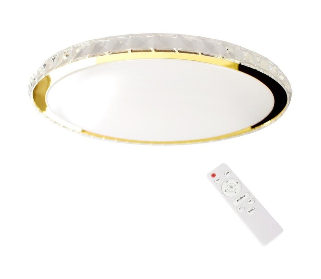 LED Stmívatelné stropní svítidlo LAYLA LED/50W/230V 3000/4000/6000K zlatá + DO