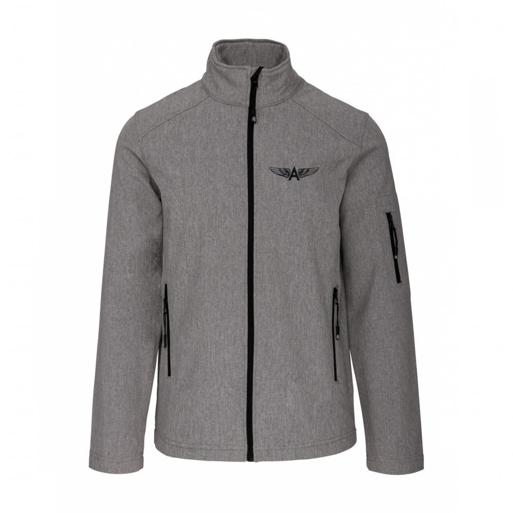 Sportovní softshellová bunda Antonio Wings - šedá, M