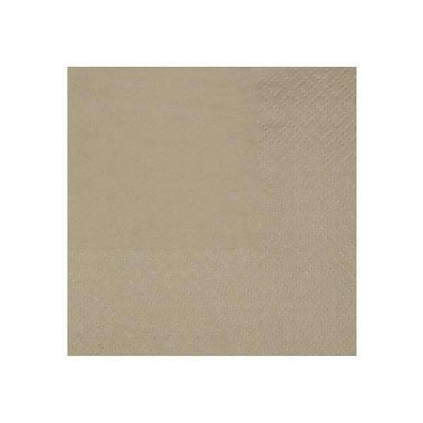 Ubrousky Taupe 21 x 20 cm 25 ks