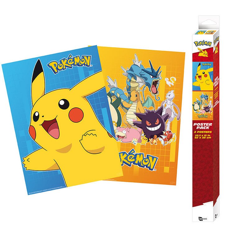 ABY STYLE Dárkový set Pokemon - Colourful Characters