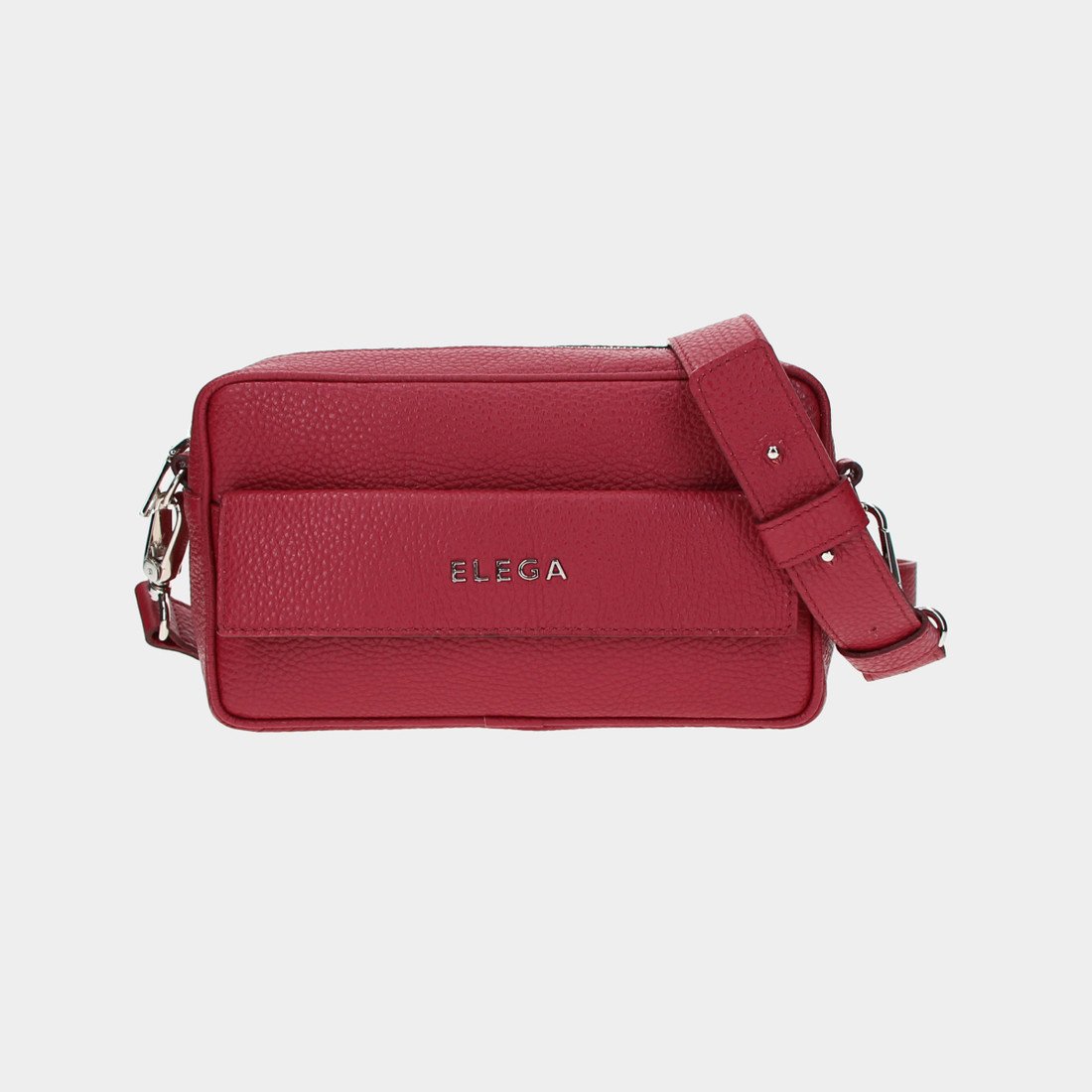 ELEGA Malá kabelka Nokky červená/stříbro