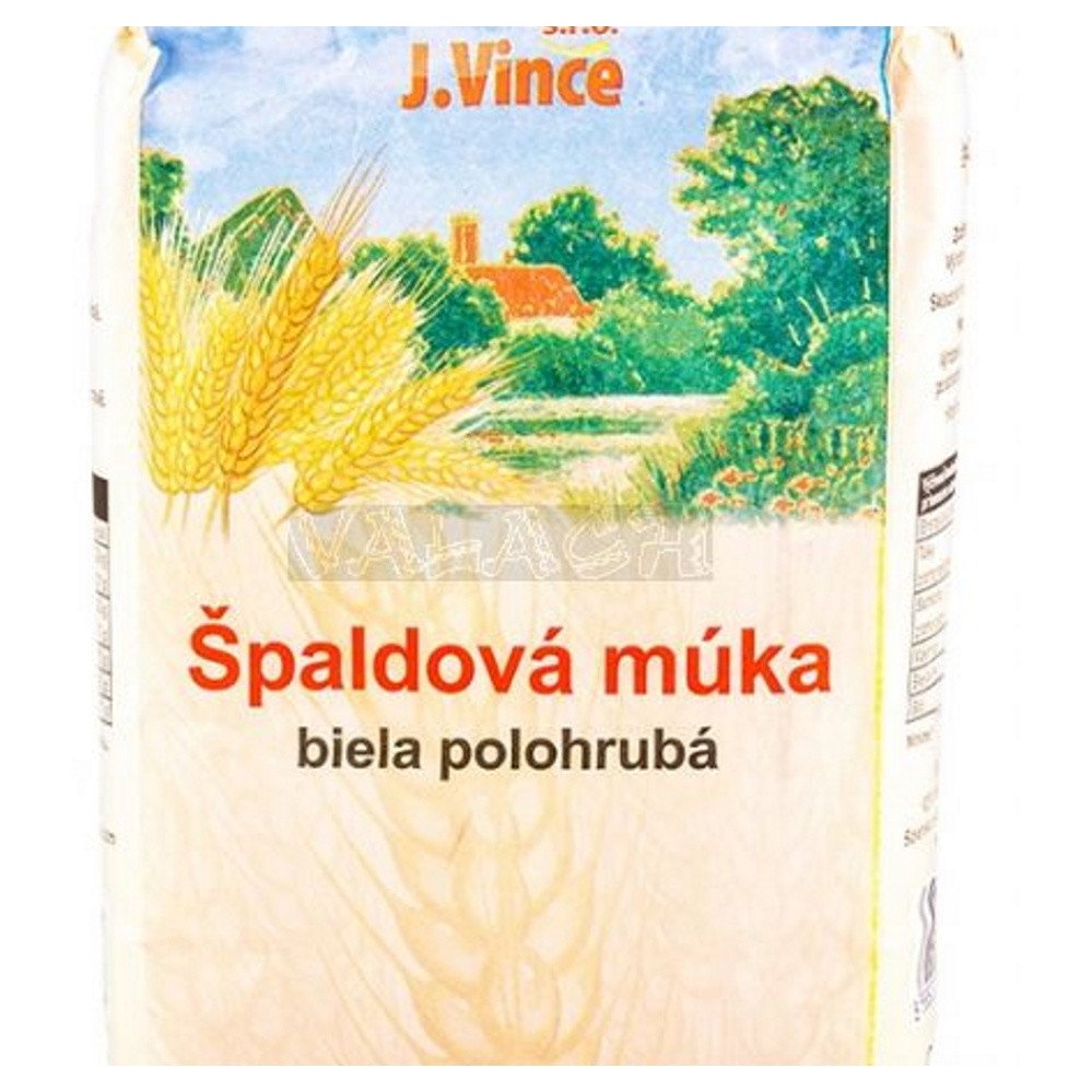 J.VINCE Špaldová mouka bílá polohrubá 1 kg