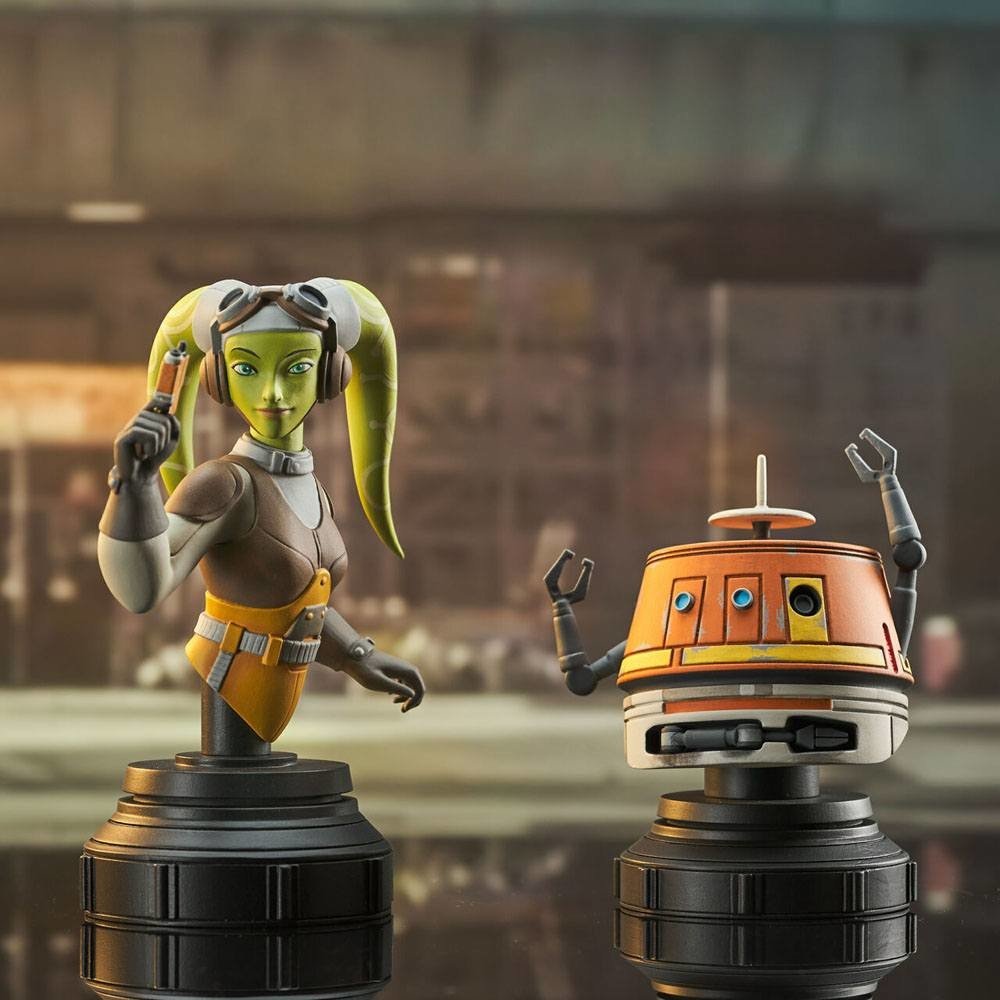 Gentle Giant | Star Wars Rebels - Bust 2-Pack Hera & Chopper 15 cm