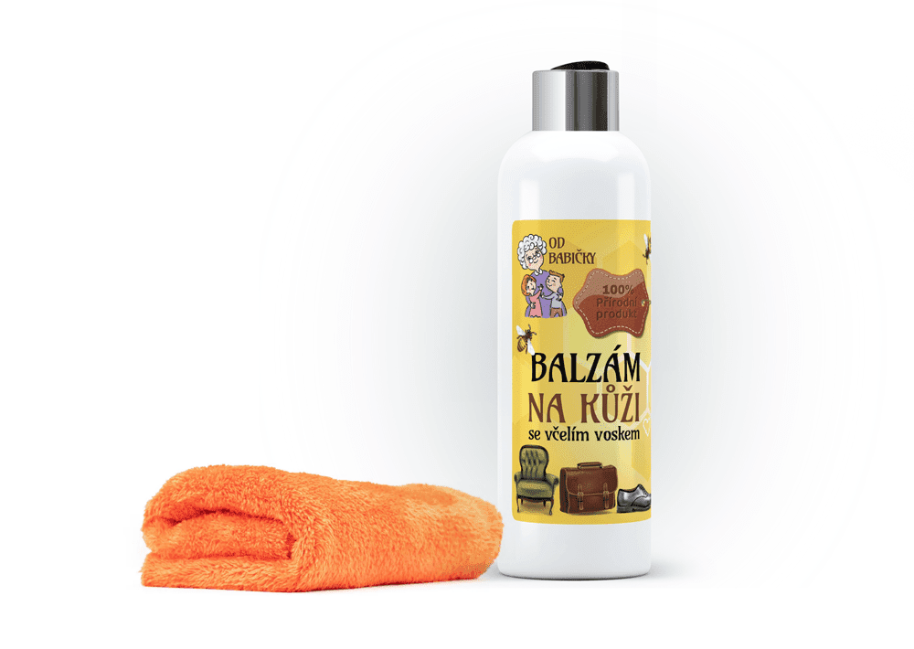 Balzám OD BABIČKY na kožené předměty se včelím voskem Nanolab 300 ml