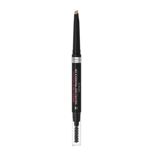 L'Oréal Paris Infaillible Brows 24H Filling Triangular Pencil 1 ml voděodolná tužka na obočí pro ženy 06 Dark Blonde