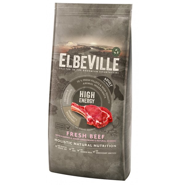 ELBEVILLE Adult All Breeds Fresh Beef High Energy 11,4kg