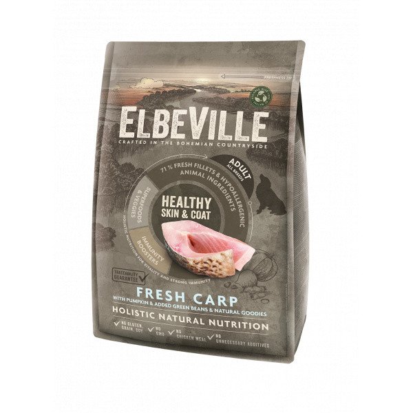 ELBEVILLE Adult All Breeds Fresh Carp Healthy Skin and Coat 4kg