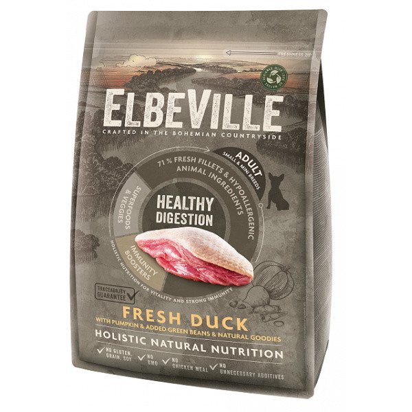 ELBEVILLE Adult Mini Fresh Duck Healthy Digestion 4kg
