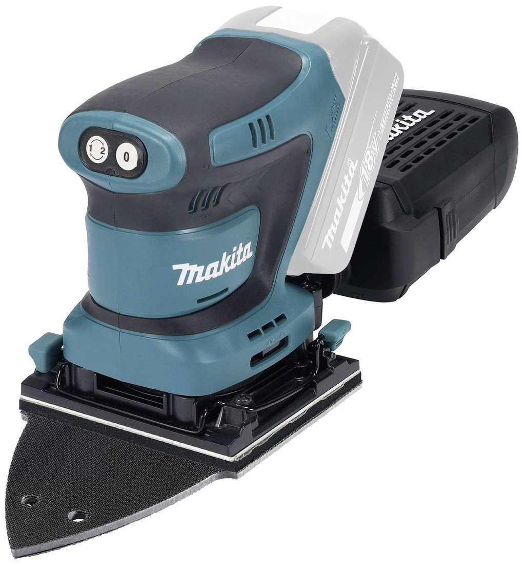 Makita  DBO480Z Akumulátorová vibrační bruska  bez akumulátoru  18 V 102 x 112 mm