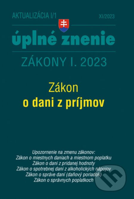 Aktualizácia I/1 2023 - daňové a účtovné zákony - Poradca s.r.o.