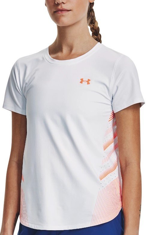 Triko Under Armour UA Iso-Chill Laser Tee II-WHT