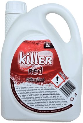 Aleco Tekutá splachovací WC chemie Killer Red 2 l