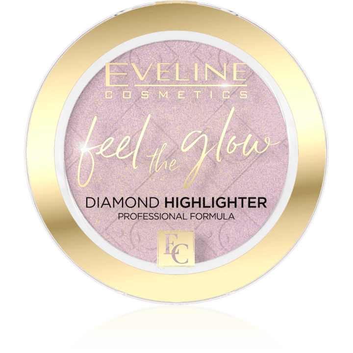 Eveline Cosmetics FEEL THE GLOW DIAMOND Rozjasňovač  03 ROSE GOLD