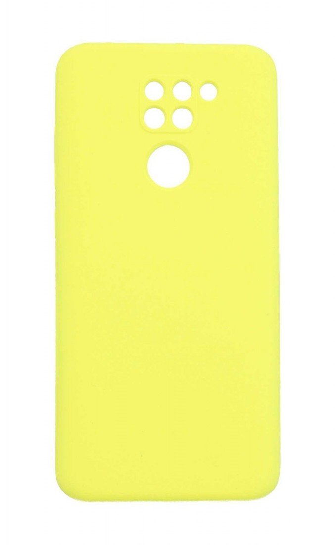 Kryt TopQ Essential Xiaomi Redmi Note 9 žlutý 85443