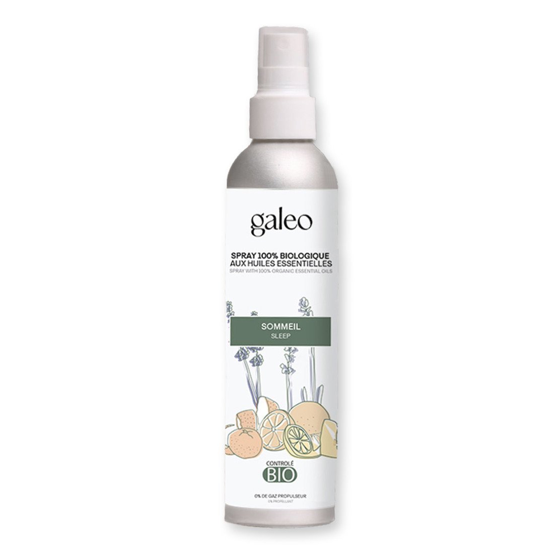 Galeo GALEO  100% ORGANIC SPREJ S ESENCIÁLNÍMI OLEJI - sommeil - sleep - spánek 200 ml