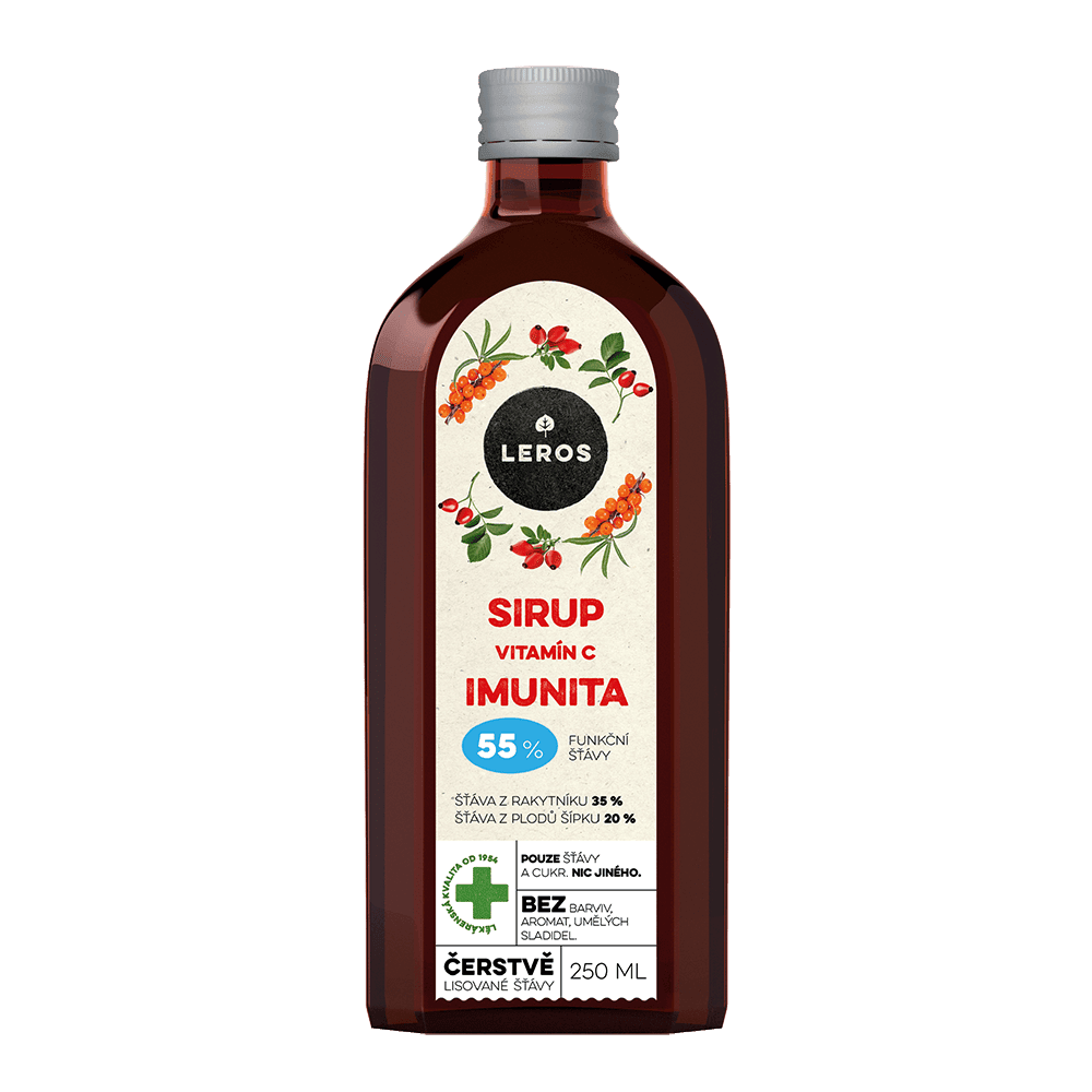 Leros Sirup Vitamín C imunita 250 ml