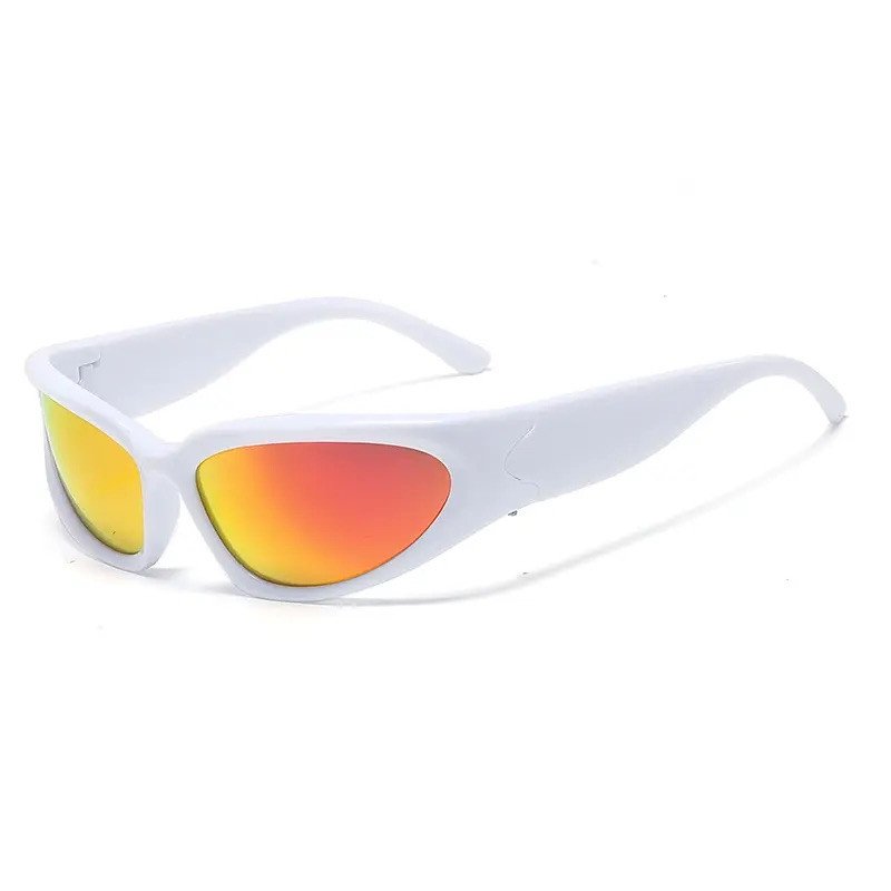 VeyRey Unisex sportovní sluneční brýle Gezrel bílá univerzální