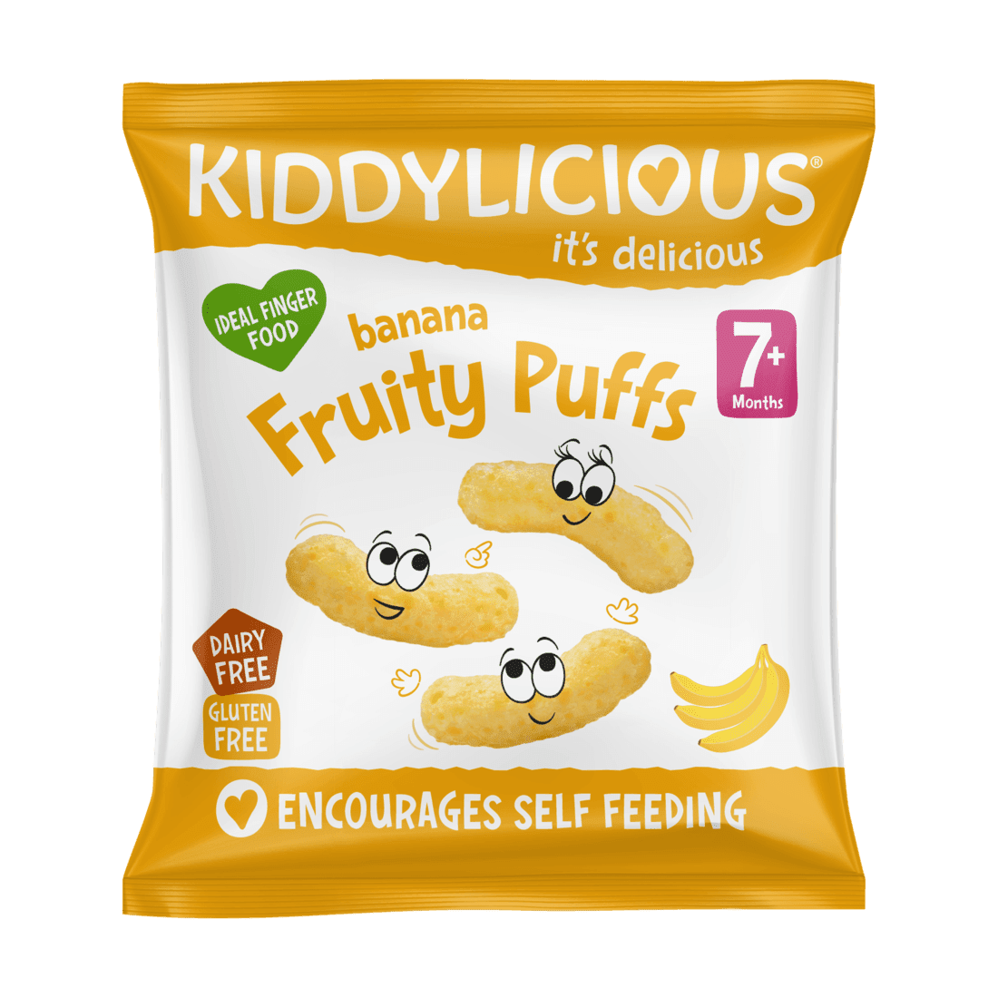 Kiddylicious Ovocné křupky banánové 12 g