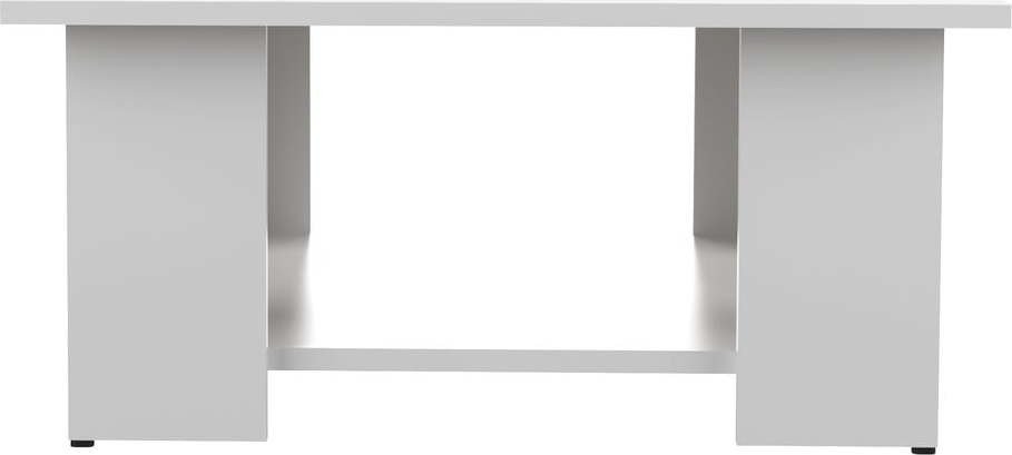 Bílý konferenční stolek 67x67 cm Square - TemaHome