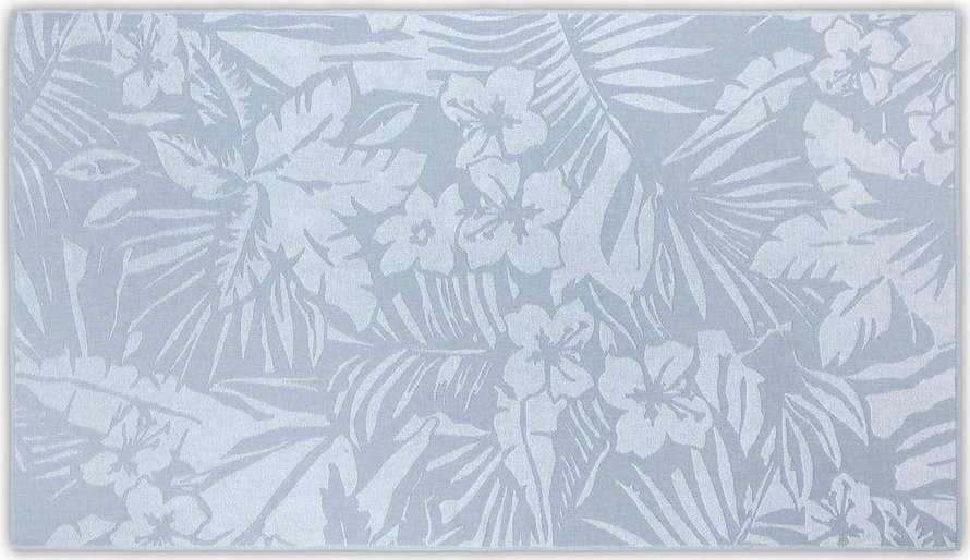 Modrá plážová osuška 180x100 cm Botanic - Foutastic