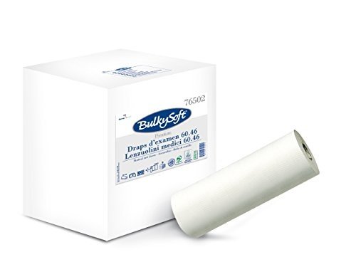 BulkySoft vyšetřovací papírová podložka 50cmx50m, 2 - vrstvá, celulóza, 9 rolí
