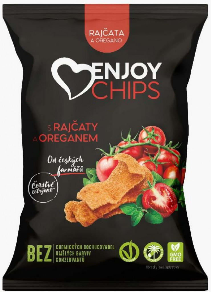 Enjoy Chips SE JOXTY ENJOY CHIPS Bramborové chipsy s rajčaty a oreganem 40 g