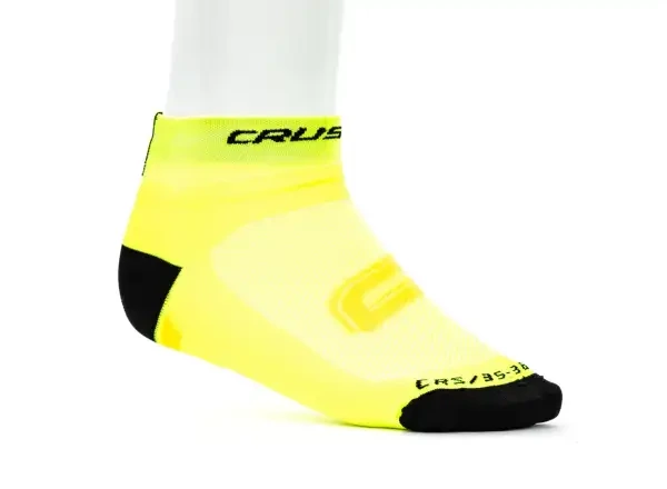 Crussis cyklistické ponožky žlutá/černá vel. 39-42