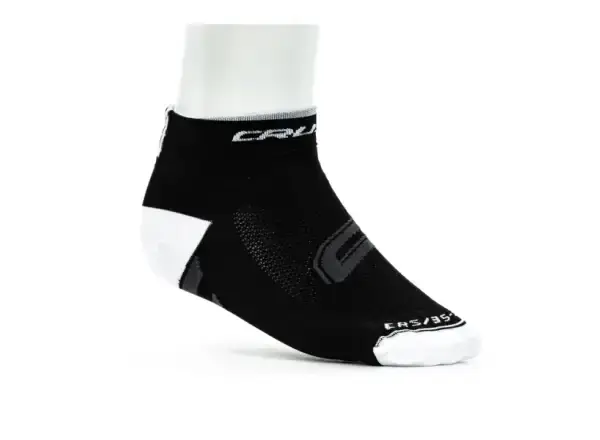 Crussis cyklistické ponožky černá/bílá vel. 43-45