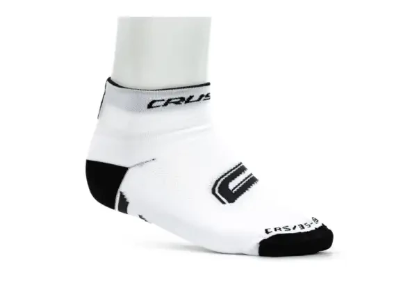 Crussis cyklistické ponožky bílá/černá vel. 35-38