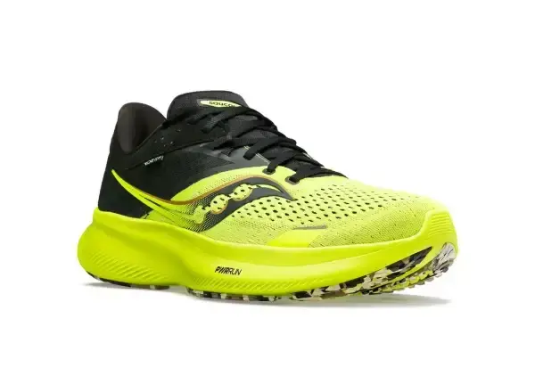 Saucony Ride 16 Mens Shoes Citron/Black