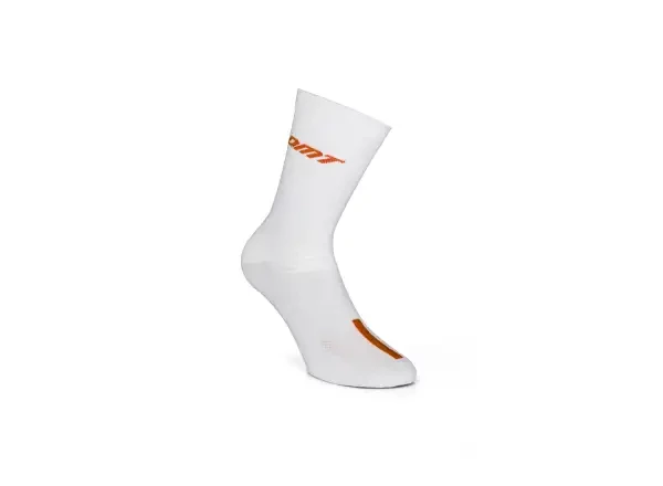 DMT Classic Race ponožky White/Orange vel. S/M (35-38)