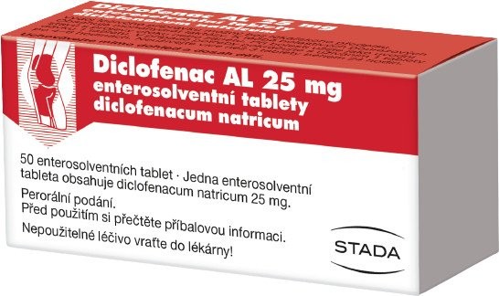 Diclofenac AL 25mg 50 tablet