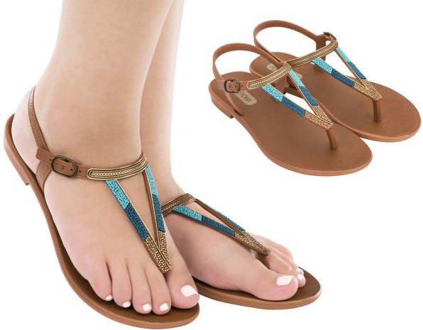 Grendha Cacau Rustic Sandal 17873-90269 Dámské sandály hnědé 35-36