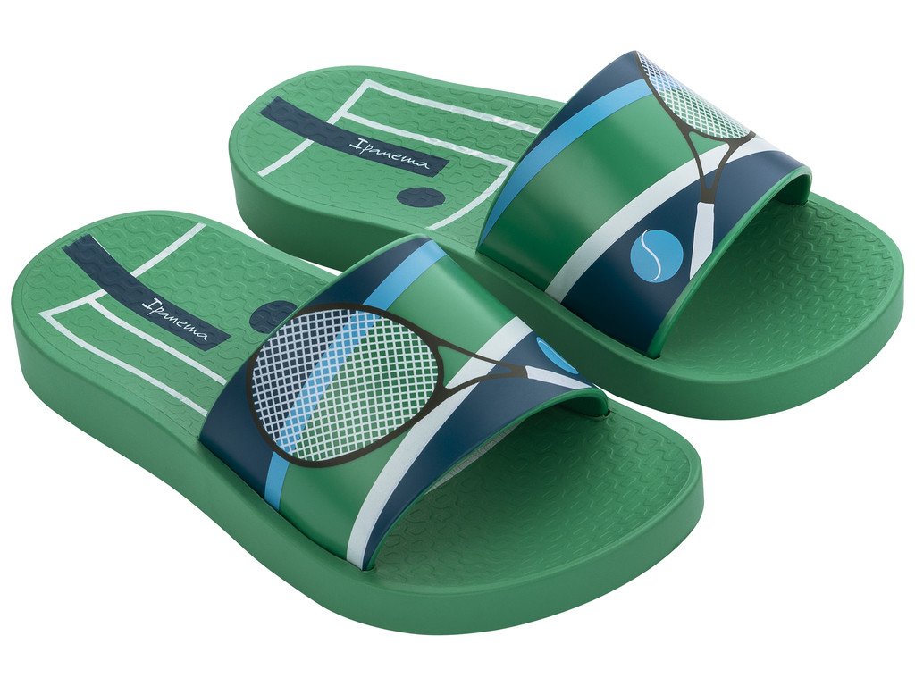 Ipanema Urban Slide Kids 83187-21800 Dětské pantofle zelené 28-29