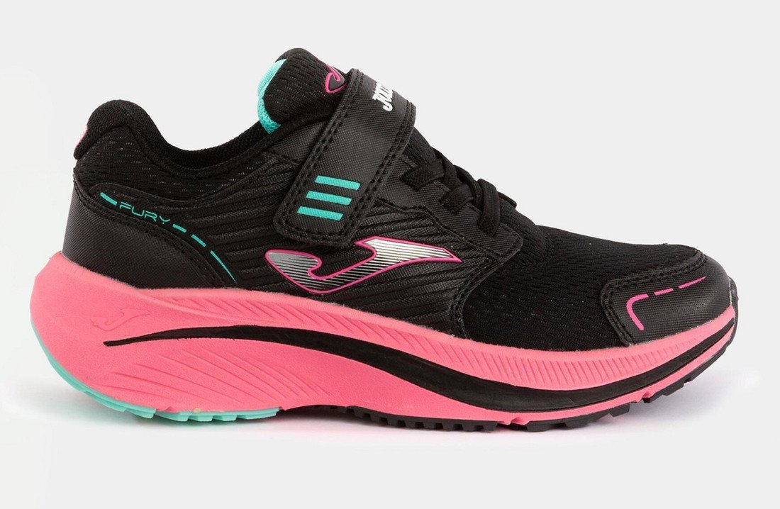 Joma FURY JR 2241 Dětské tenisky černo / růžové 30