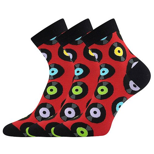 LONKA ponožky Dorwin LP desky 3 pár 39-42 118689