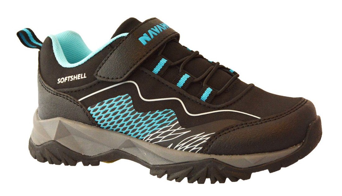 Navaho N7-509-22-02 Dětské softshellové boty černo / modré 28
