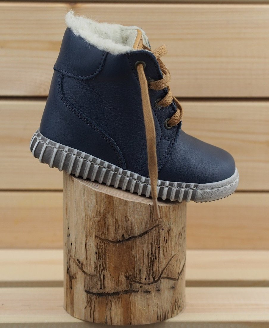 Pegres 1705 Bosé Dětské zimní boty modré 21