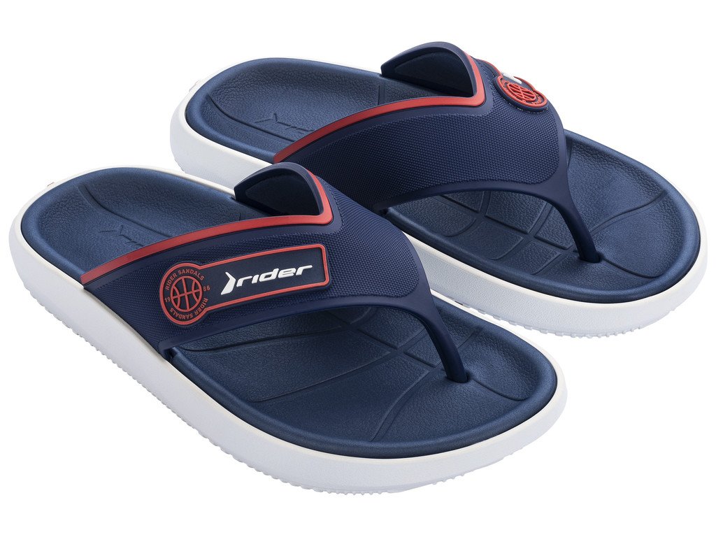 Rider Block Thong 11655-21192 Pánské žabky modro / bílé 41