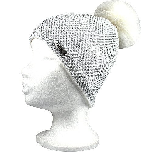 VOXX čepice Mokka bílá/stříbrná 1 ks uni 113964