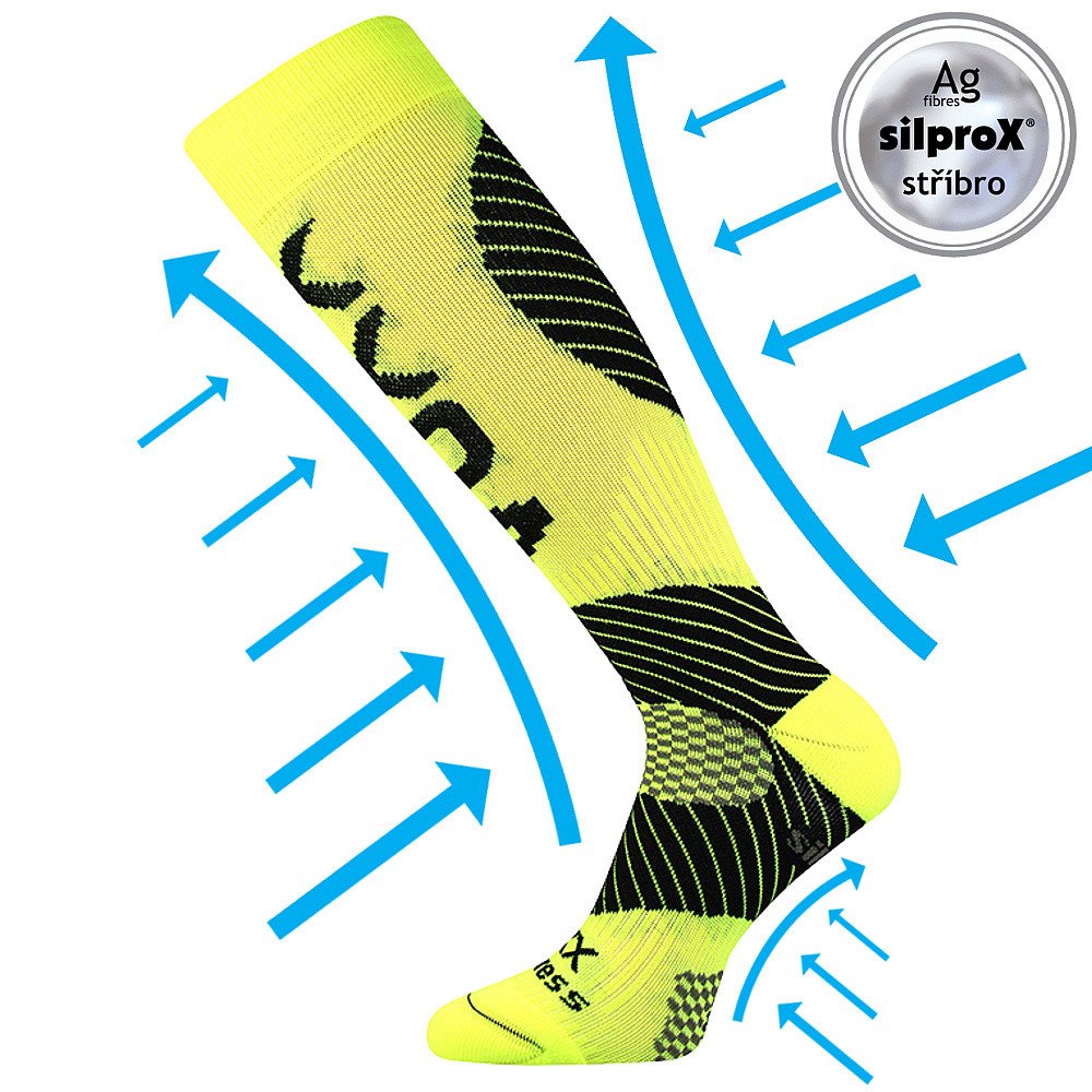 VOXX kompresní podkolenky Protect neon žlutá 1 pár 35-38 111973