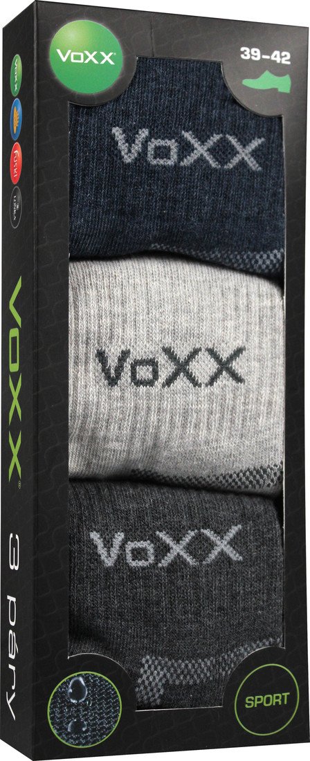 VOXX ponožky Caddy B 3pár mix A 1 pack 35-38 117335