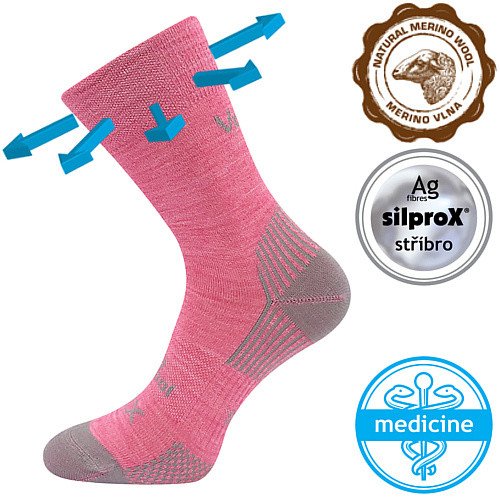 VOXX ponožky Optimus růžová 1 pár 35-38 117766