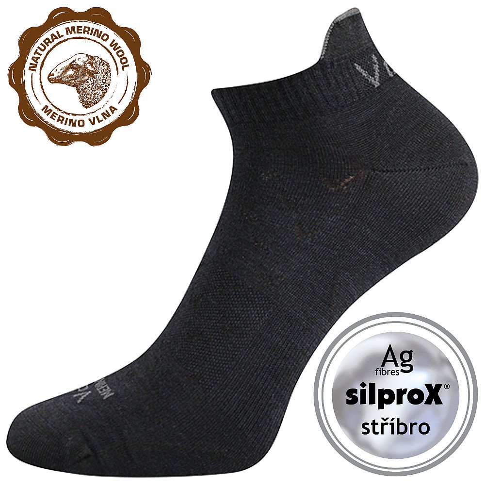 Ponožky unisex tenké Voxx Rod - černé, 43-46
