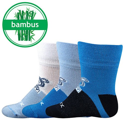 VOXX ponožky Sebík mix B - kluk 3 pár 14-17 110481